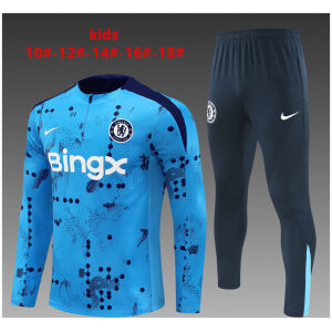 Kids Chelsea Training Suit Blue Dots 2024/25