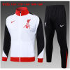 Kids Liverpool Jacket + Pants Training Suit White 2024/25