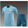 Kids Olympique Marseille Short Training Suit Ash Blue 2024/25
