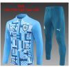 Kids Olympique Marseille Training Suit Blue Pattern 2024/25