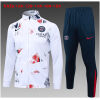 Kids PSG Jacket + Pants Training Suit White 2024/25
