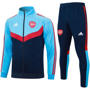 Mens Arsenal Jacket + Pants Training Suit Blue 2024/25