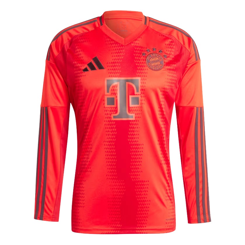 Mens Bayern Munich Home Jersey Long Sleeve 2024/25