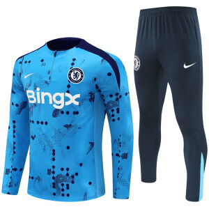 Mens Chelsea Training Suit Blue Dots 2024/25