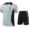 Mens Juventus Short Training Suit Grey 2024/25