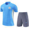 Mens Manchester City Short Training Suit Blue 2024/25