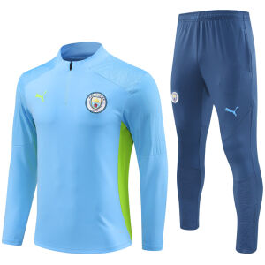 Mens Manchester City Training Suit Blue 2024/25