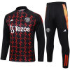 Mens Manchester United Training Suit Black - Red 2024/25