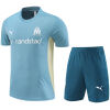 Mens Olympique Marseille Short Training Suit Ash Blue 2024/25