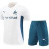 Mens Olympique Marseille Short Training Suit White 2024/25