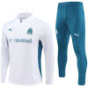 Mens Olympique Marseille Training Suit White 2024/25