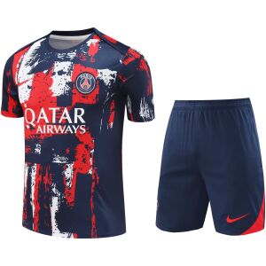 Mens PSG Short Training Suit Royal Red 2024/25