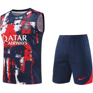 Mens PSG Singlet Suit Royal Red 2024/25