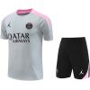 Mens PSG x Jordan Short Training Suit Grey 2024/25