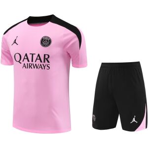 Mens PSG x Jordan Short Training Suit Pink 2024/25