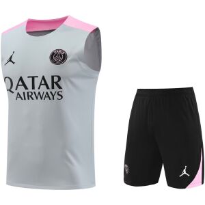 Mens PSG x Jordan Singlet Suit Grey 2024/25