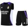 Mens Real Madrid Singlet Suit Black 2024/25