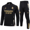 Mens Real Madrid Training Suit Black 2024/25