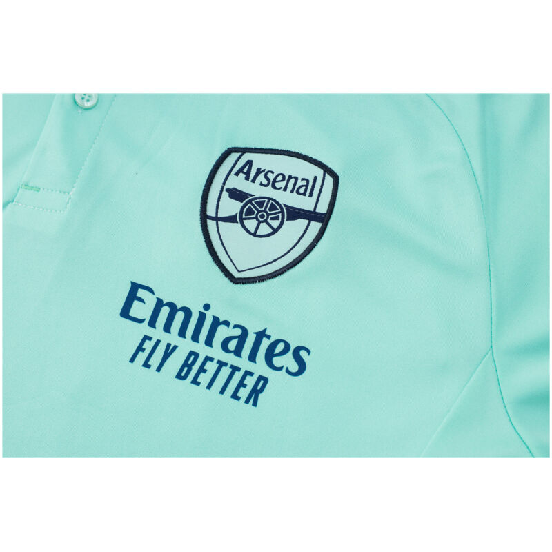 Mens Arsenal Polo Shirt Mint 2024/25