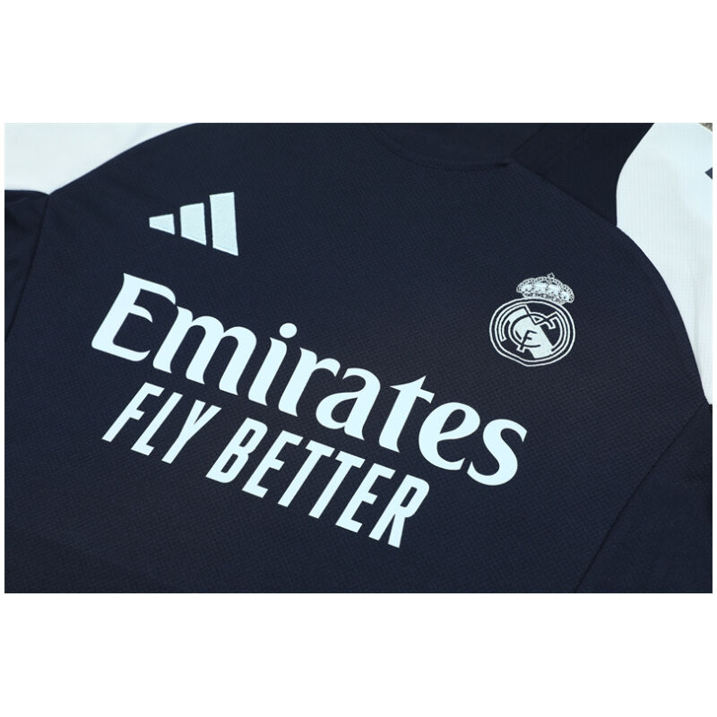 Mens Real Madrid Short Training Suit Royal 2024/25
