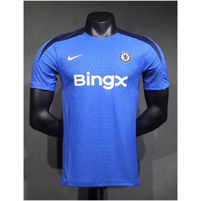 Mens Chelsea Blue Pre-Match Authentic Jersey 2024/25 – Match