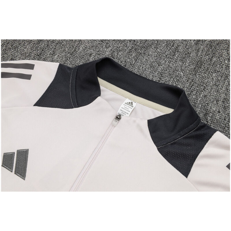 Mens Real Madrid Training Suit Light Grey 2024/25