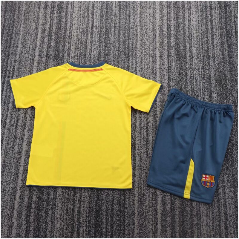 Kids Retro Barcelona Away Jersey 2008/09