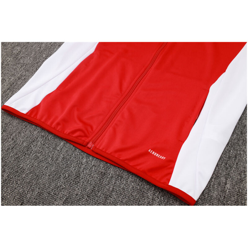 Mens Arsenal Jacket + Pants Training Suit Red 2024/25