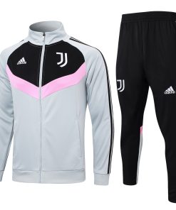 Mens Juventus Jacket + Pants Training Suit Grey 2024/25