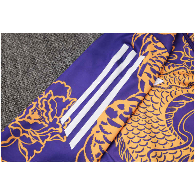 Mens Real Madrid Training Suit Purple Dragon 2024/25