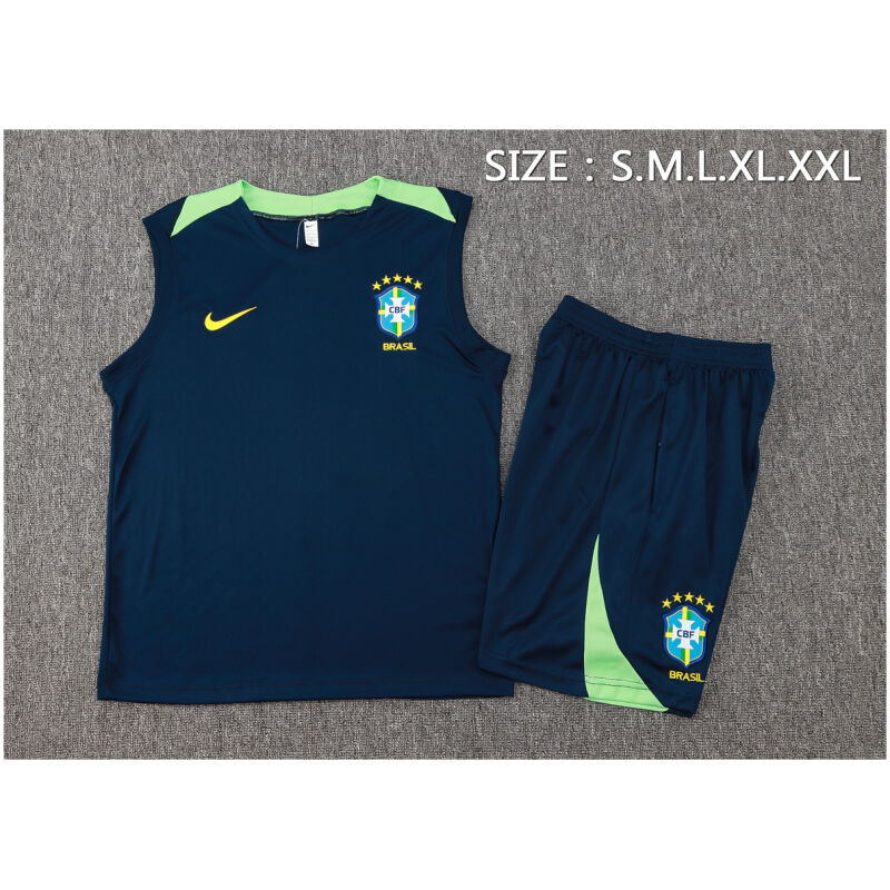 Mens Brazil Singlet Suit Royal 2024