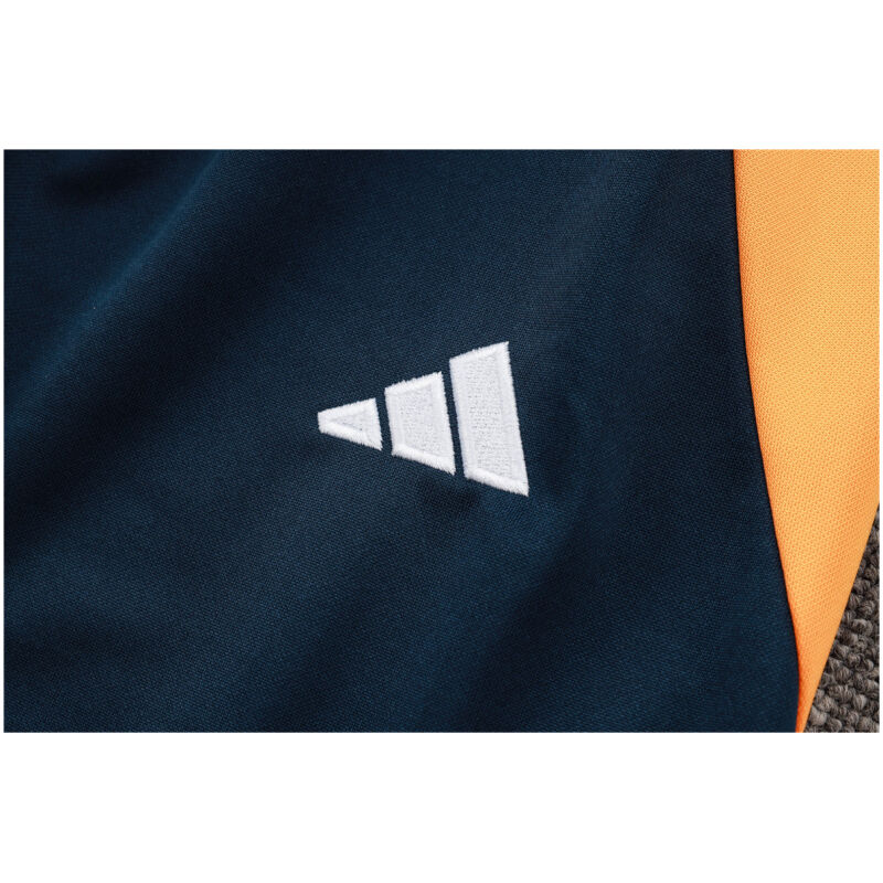 Mens Real Madrid Jacket + Pants Training Suit Royal – Yellow 2024/25