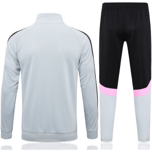 Mens Juventus Jacket + Pants Training Suit Grey 2024/25