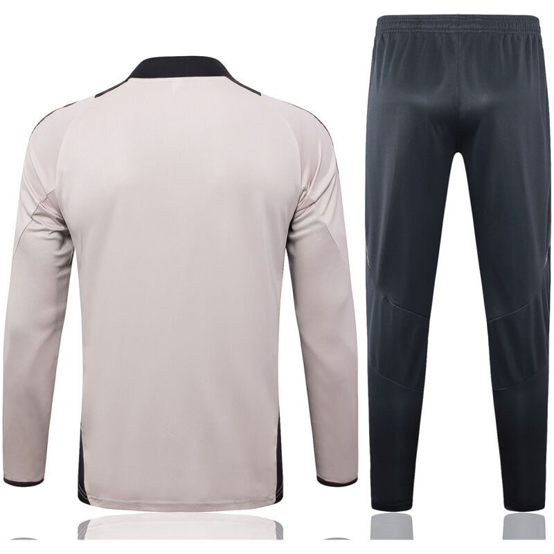 Mens Real Madrid Training Suit Light Grey 2024/25