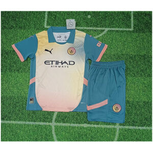Kids Manchester City Fourth Jersey 2024/25
