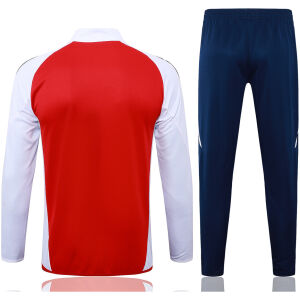 Mens Arsenal Jacket + Pants Training Suit Red 2024/25