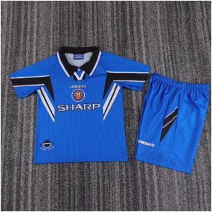 Kids Retro Manchester United Third Jersey 1996/98