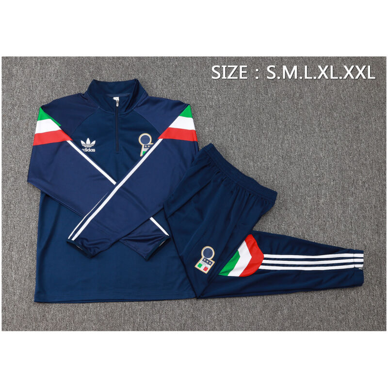 Mens Italy Training Suit Royal 2024