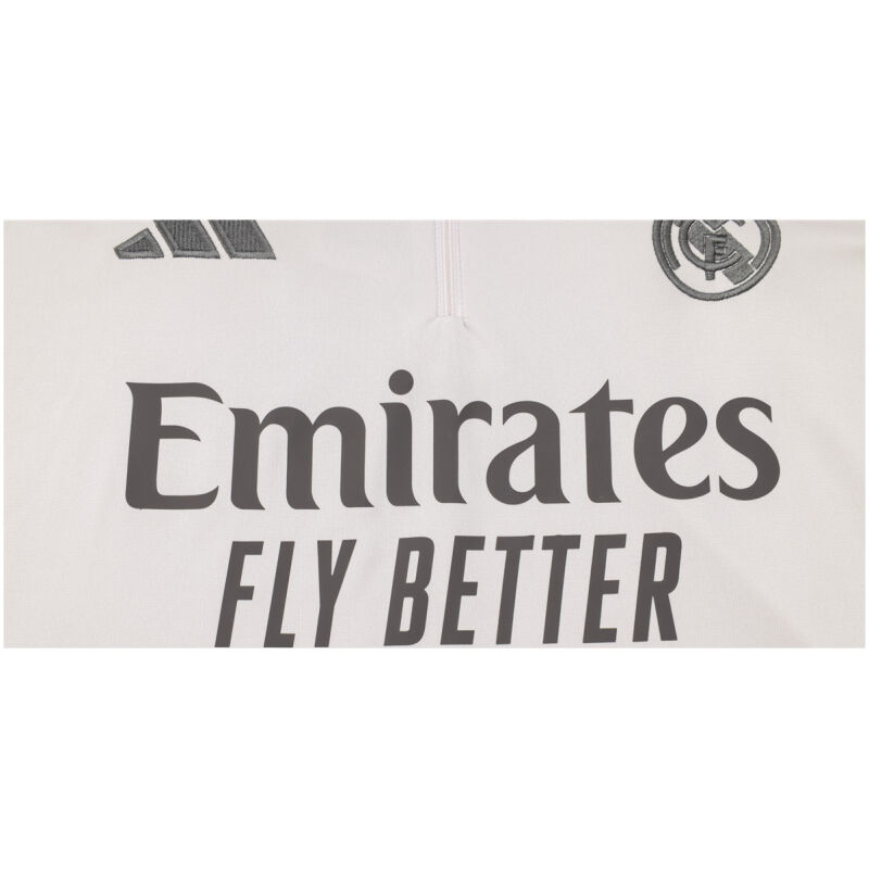 Mens Real Madrid Training Suit Light Grey 2024/25