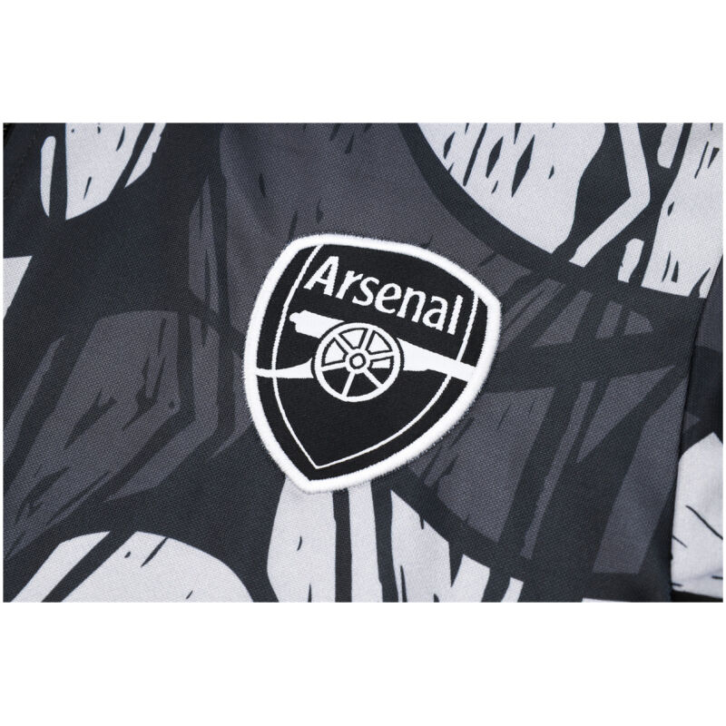 Mens Arsenal Jacket + Pants Training Suit Black 2024/25