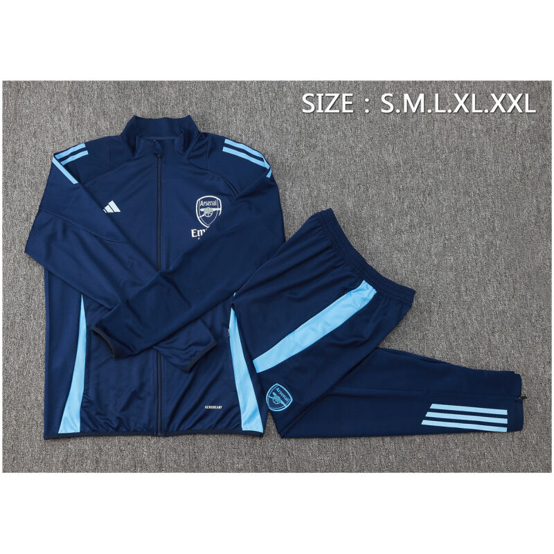 Mens Arsenal Jacket + Pants Training Suit Royal 2024/25