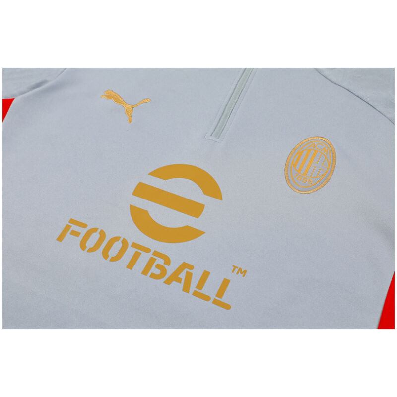 Mens AC Milan Training Suit Grey 2024/25
