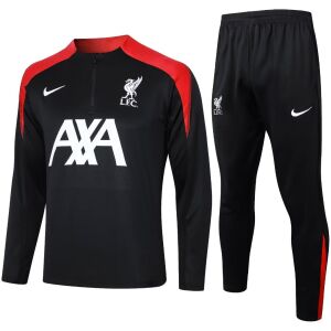 Mens Liverpool Training Suit Black 2024/25