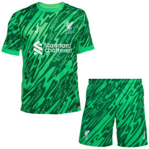 Kids Liverpool Goalkeeper Green Jersey 2024/25