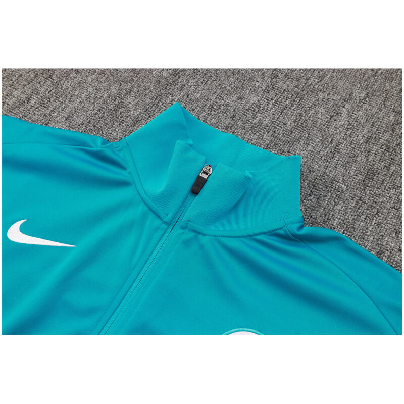 Mens PSG Jacket + Pants Training Suit Lake Blue 2024/25