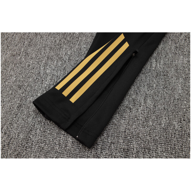 Mens Real Madrid Jacket + Pants Training Suit Black 2024/25