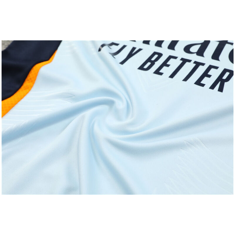 Mens Real Madrid Training Suit Light Blue 2024/25