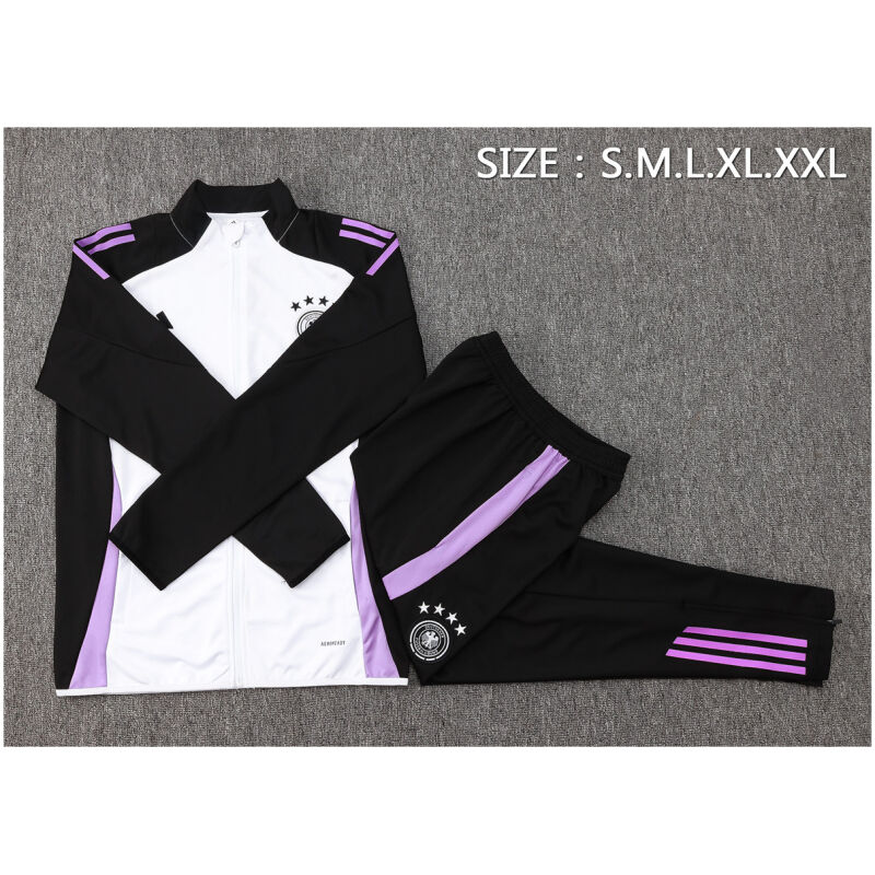 Mens Germany Jacket + Pants Training Suit White 2024
