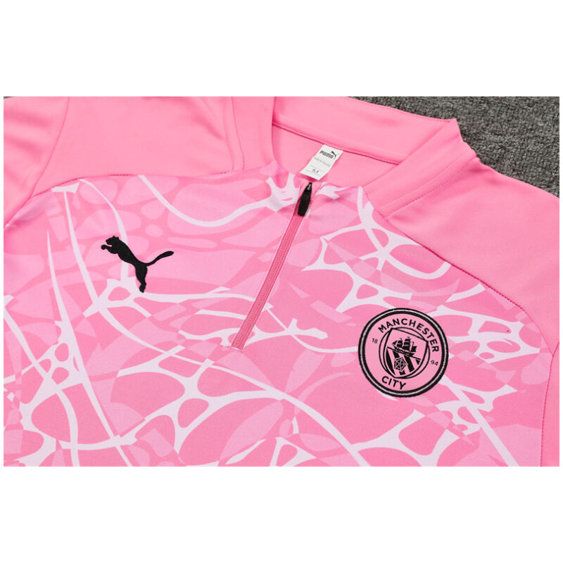 Mens Manchester City Training Suit Pink 2024/25