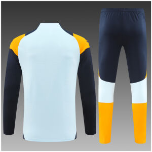 Kids Real Madrid Training Suit Light Blue 2024/25